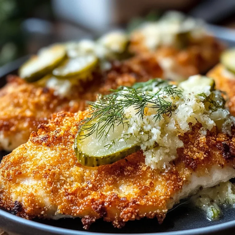 Dill Pickle Parmesan Chicken Recipe