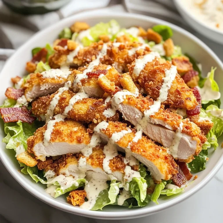 EXTRA Crispy Chicken Caesar Salad