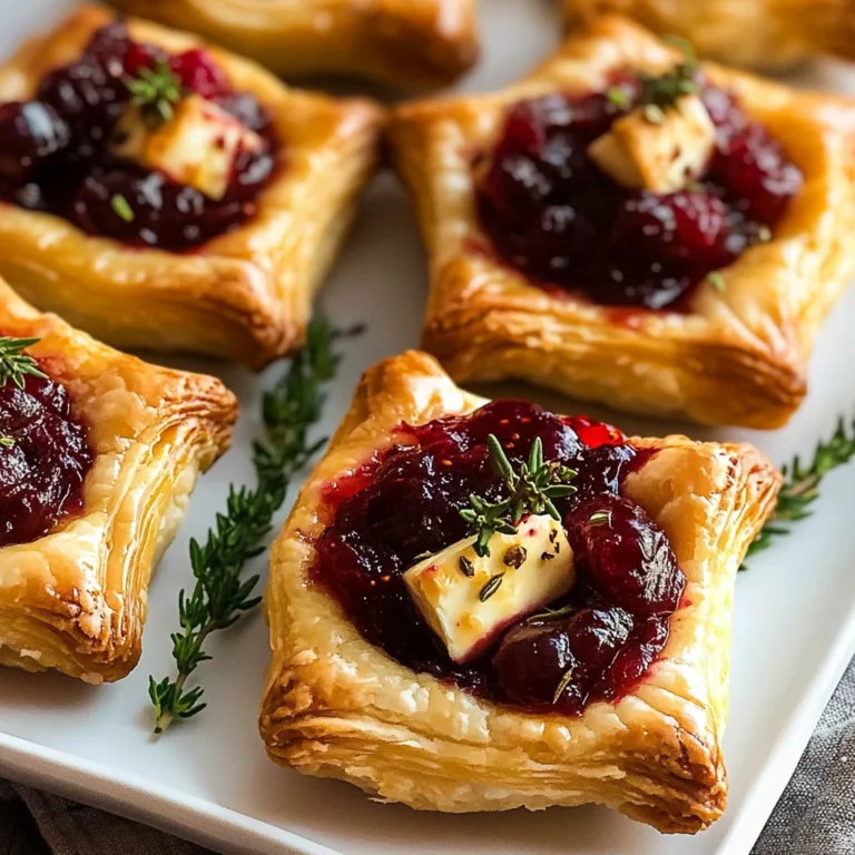 Easy Cranberry Brie Bites