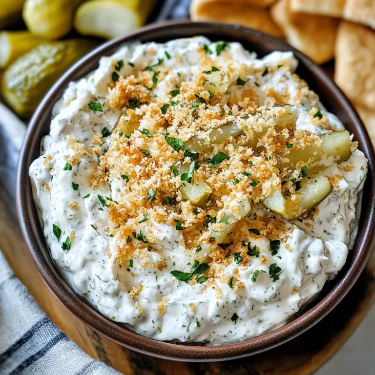Fried Pickle Ranch Dip