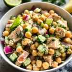 Healthy Tuna Garbanzo Bean Salad