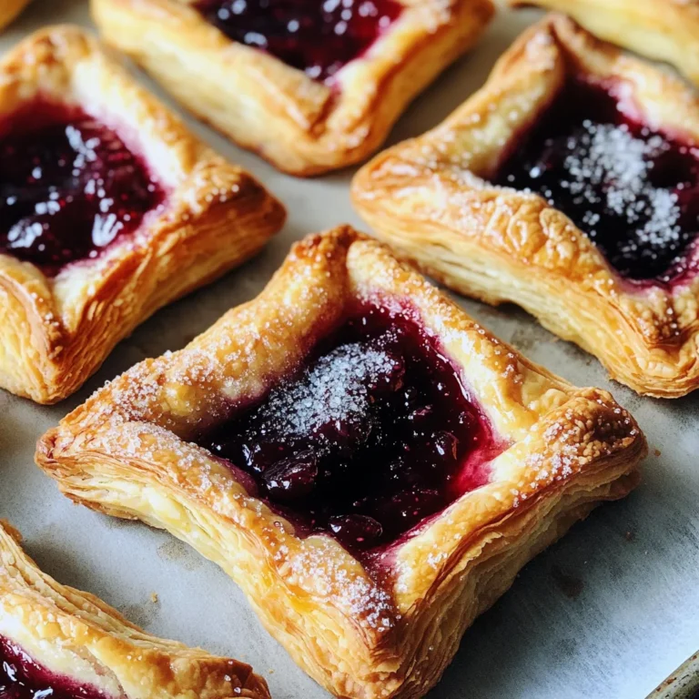 Jam Puff Pastry Tarts
