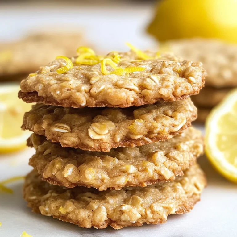 Lemon Oatmeal No-Bake Cookies