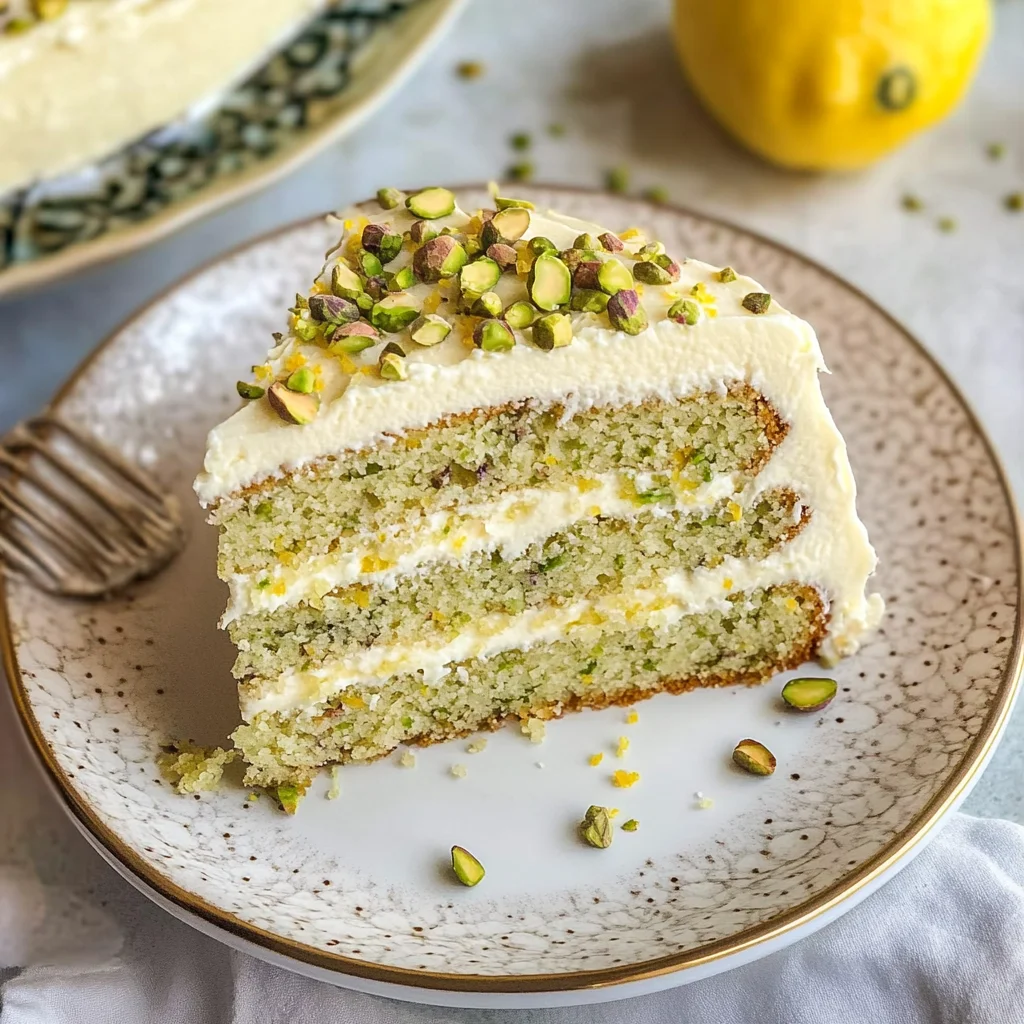 Lemon Pistachio Cake
