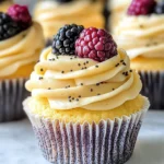 Lemon Poppy Seed Cupcakes