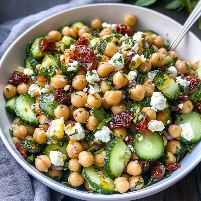 Mediterranean Chickpea Salad