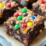 Monster Cookie Fudgy Brownies