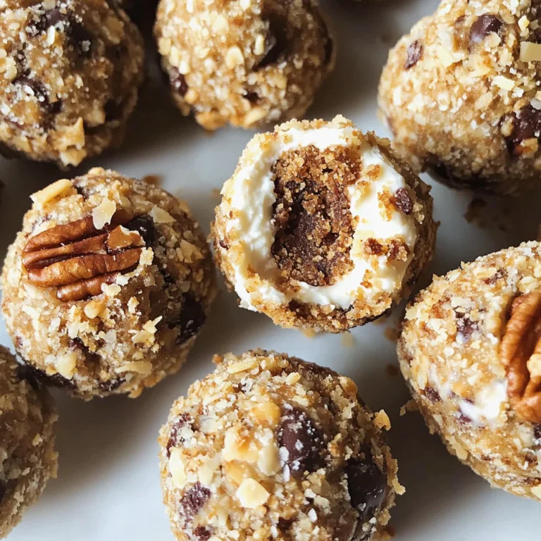 No Bake Pecan Pie Balls