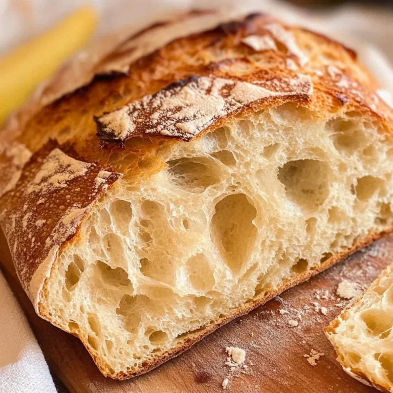 No Knead Italian Artisan Bread