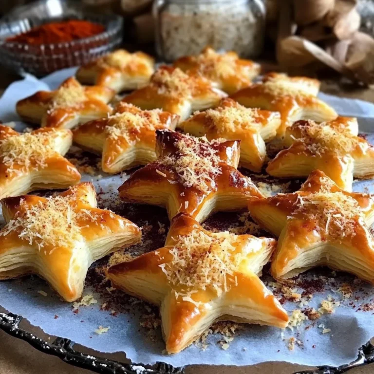Parmesan & Paprika Cocktail Stars