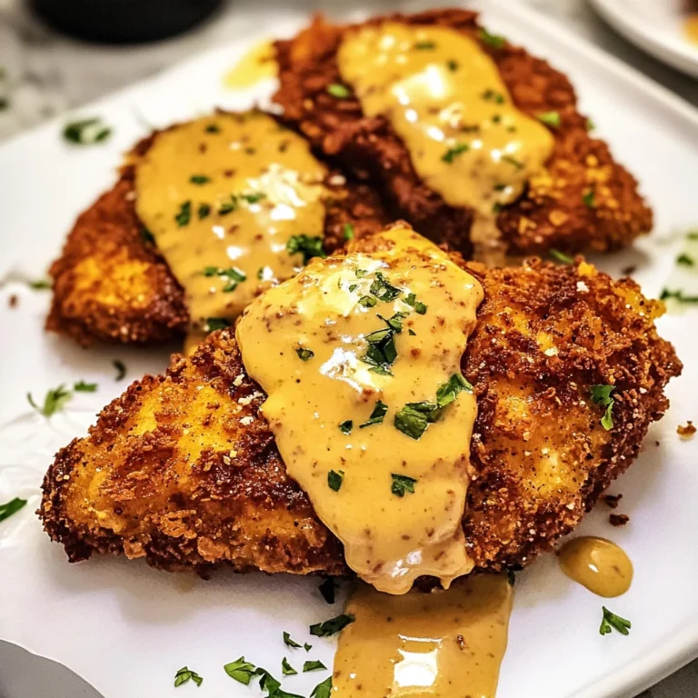 Pretzel Chicken with Mustard-Cheddar Sauce: An Amazing Ultimate Recipe