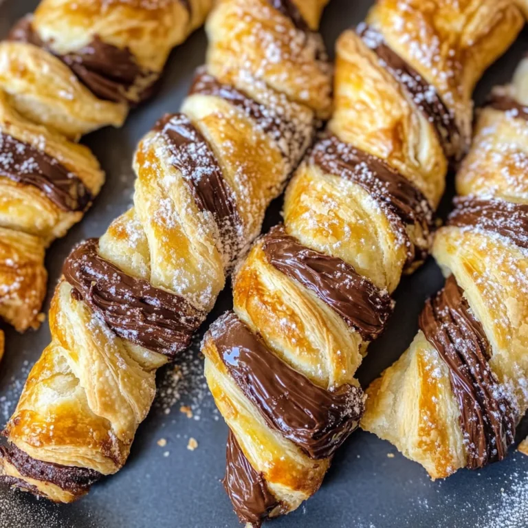 Puff Pastry Nutella Twists