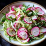 Radish and Fennel Salad with Lemon Dressing