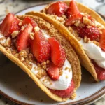 Strawberry Crunch Cheesecake Tacos