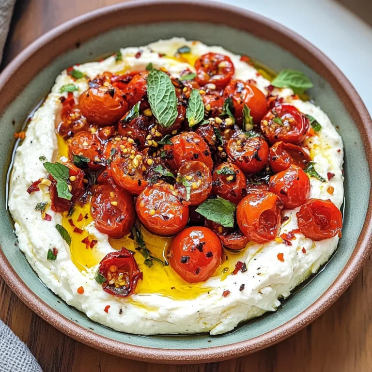 Whipped Feta Dip With Roasted Tomatoes