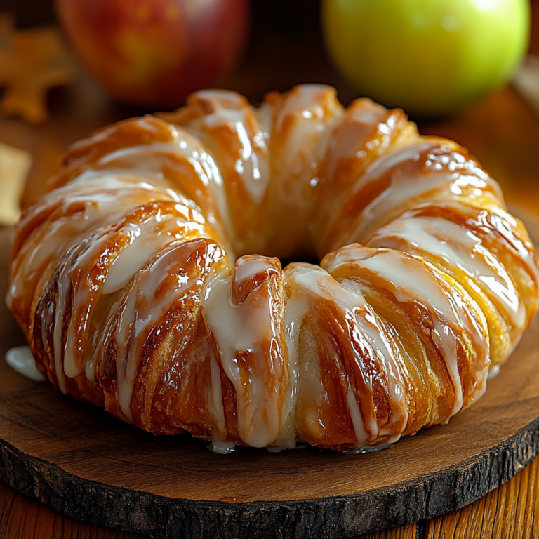 Apple Kringle with Vanilla Glaze Recipe is a must-try!
