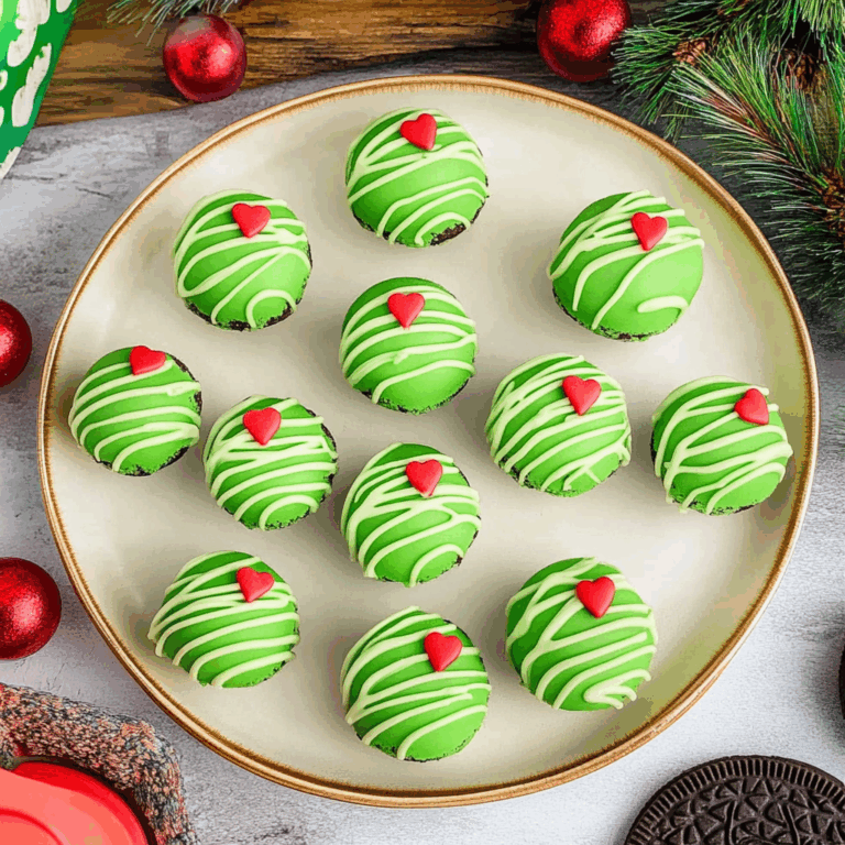 Grinch Oreo Balls