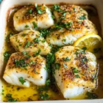 Baked Cod Recipe with Lemon and Garlic