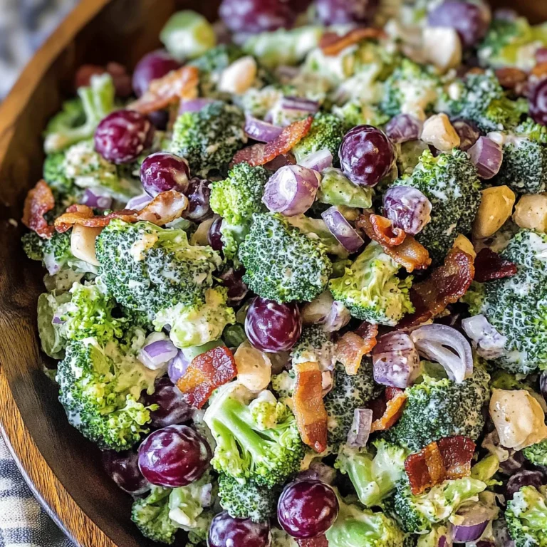 Broccoli Salad With Grapes (Gluten & Dairy-Free)
