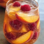 Chilled Peach Moscato Sangria