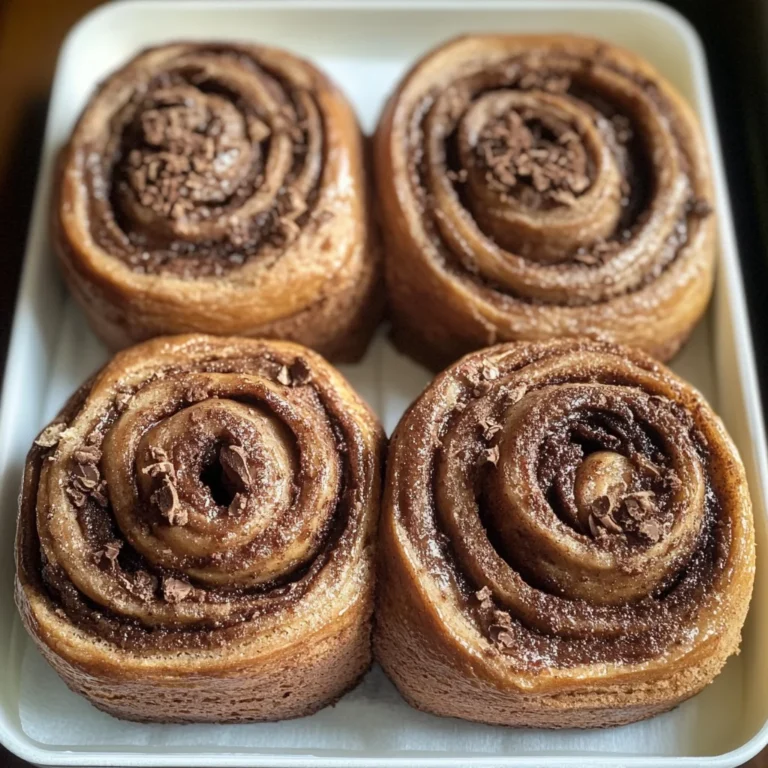 Chocolate Cinnamon Roll with Espresso Cream Cheese Icing