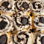 Cookies and Cream Cinnamon Rolls