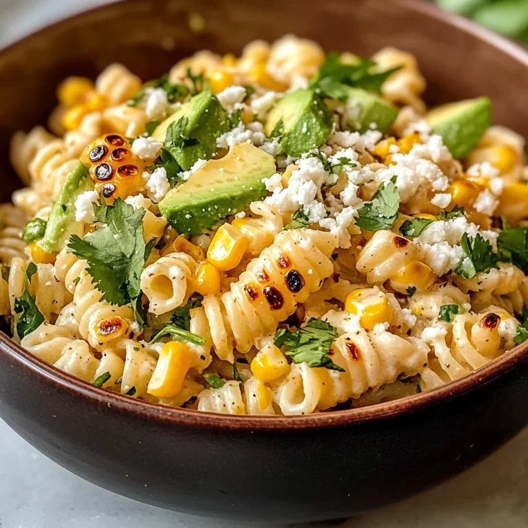 Creamy Street Corn Pasta Salad