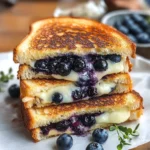 Crispy Blueberry Grilled Cheese