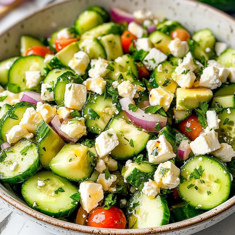 Cucumber Feta Salad Recipe