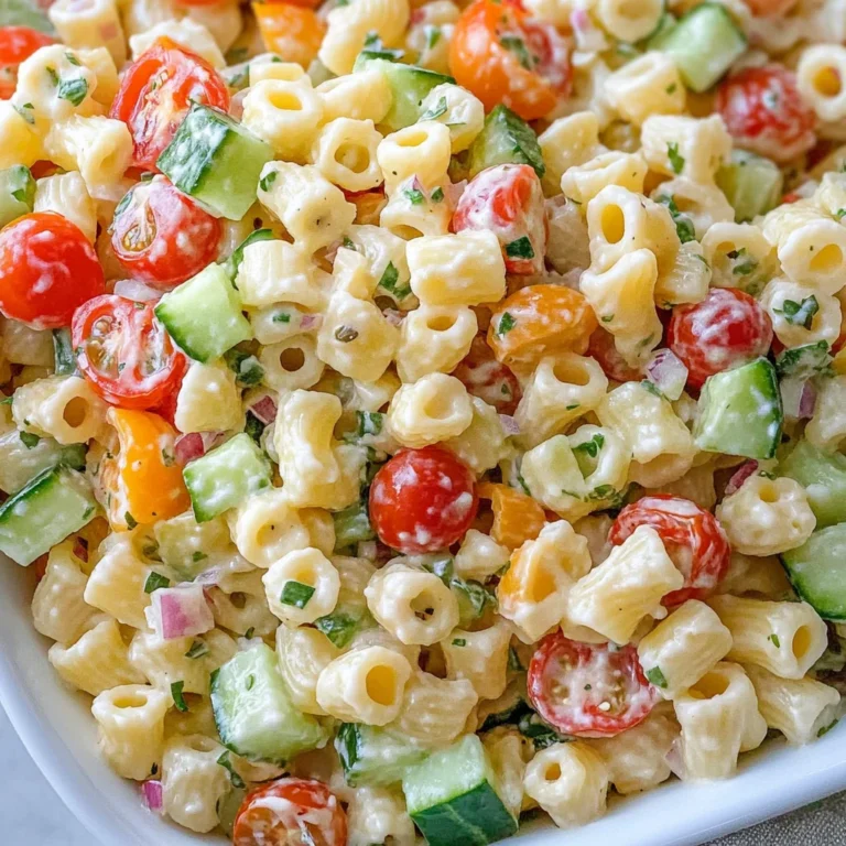 Ditalini Pasta Salad