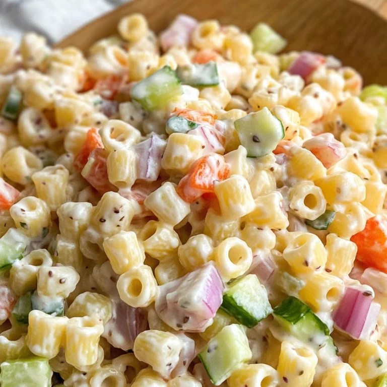 Ditalini Pasta Salad Recipe