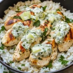 Dump-and-Bake Chicken Tzatziki with Rice Recipe