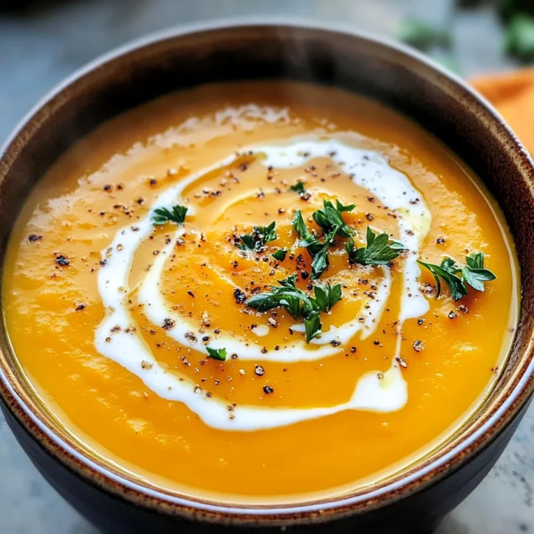 Easy Butternut Squash and Sweet Potato Soup