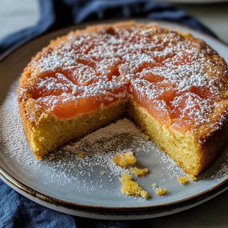 Easy Grapefruit Olive Oil Cake