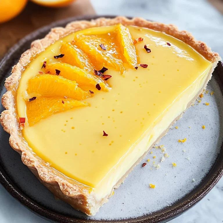 French Orange Tart