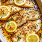 GARLIC BUTTER OVEN BAKED TILAPIA
