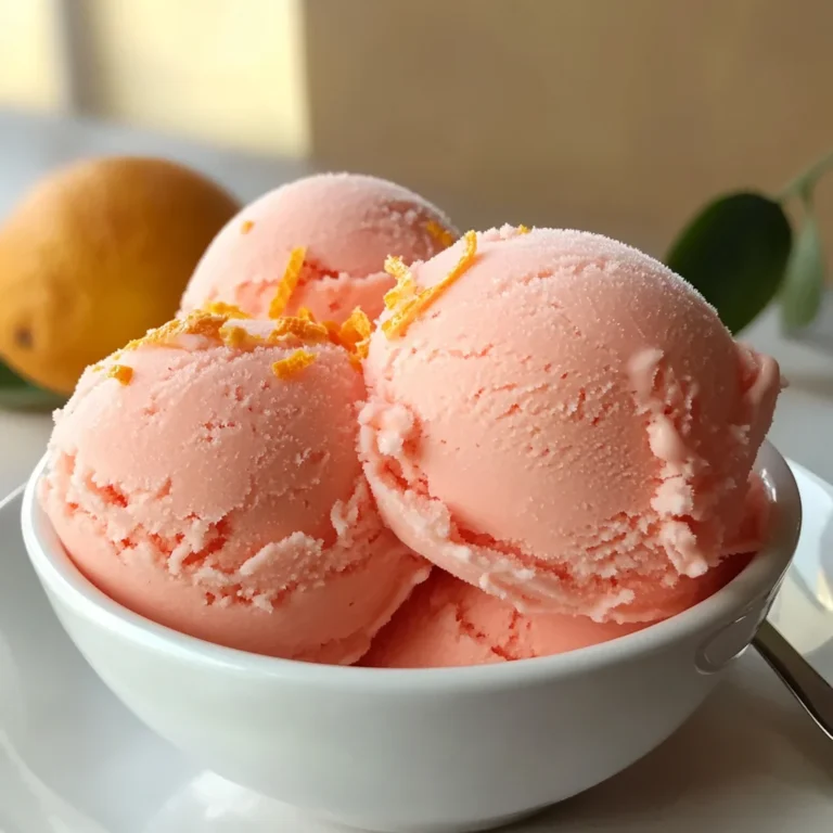Grapefruit Sorbet Recipe