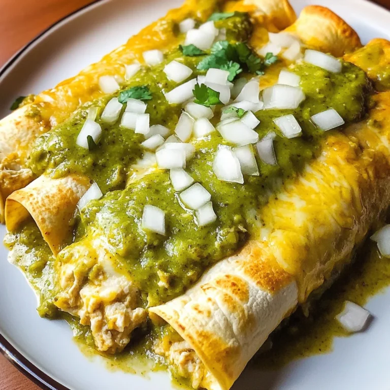 Green Enchiladas with Chicken {Enchiladas Verdes}