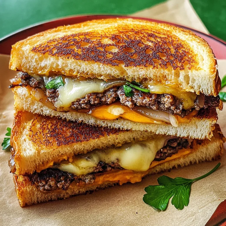 Grilled Cheese Patty Melts