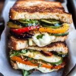 Grilled Veggie & Mozzarella Sandwiches