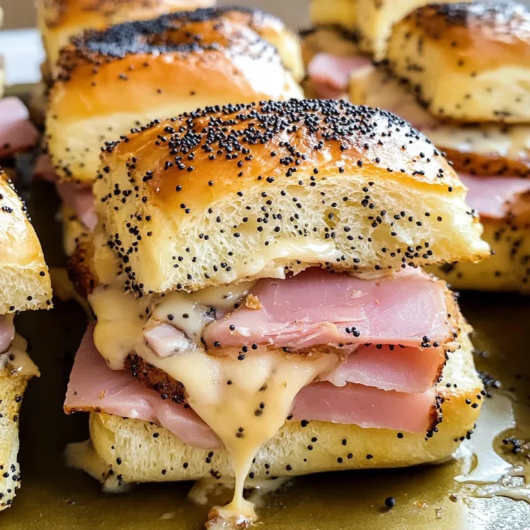 Ham and Havarti Cheese Sliders