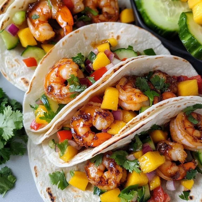 Honey Chipotle Shrimp Tacos