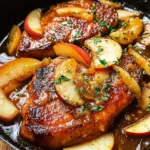Juicy Apple Butter Pork Chops