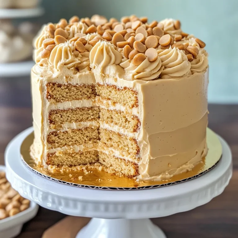 Loaded Peanut Butter Layer Cake