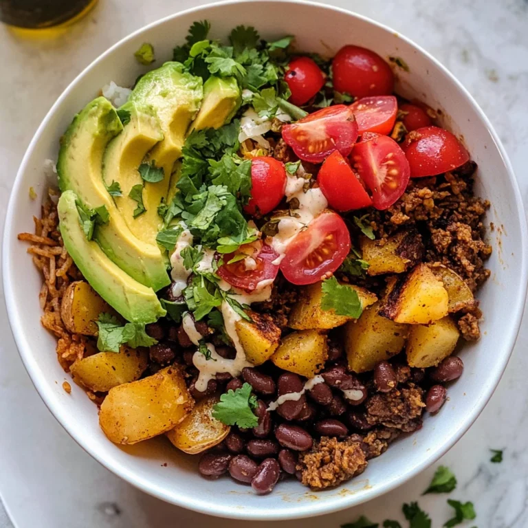 Loaded Potato Taco Bowl