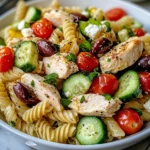 Mediterranean Chicken Pasta Salad