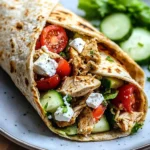 Mediterranean Chicken Wraps