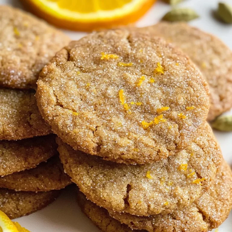 Orange Cardamom Cookies