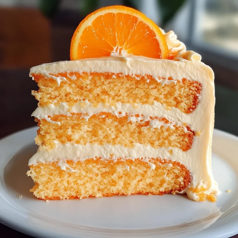 Orange Creamsicle Cake