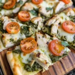 Pesto Chicken Flatbread: A Delicious and Easy Recipe for Dinner